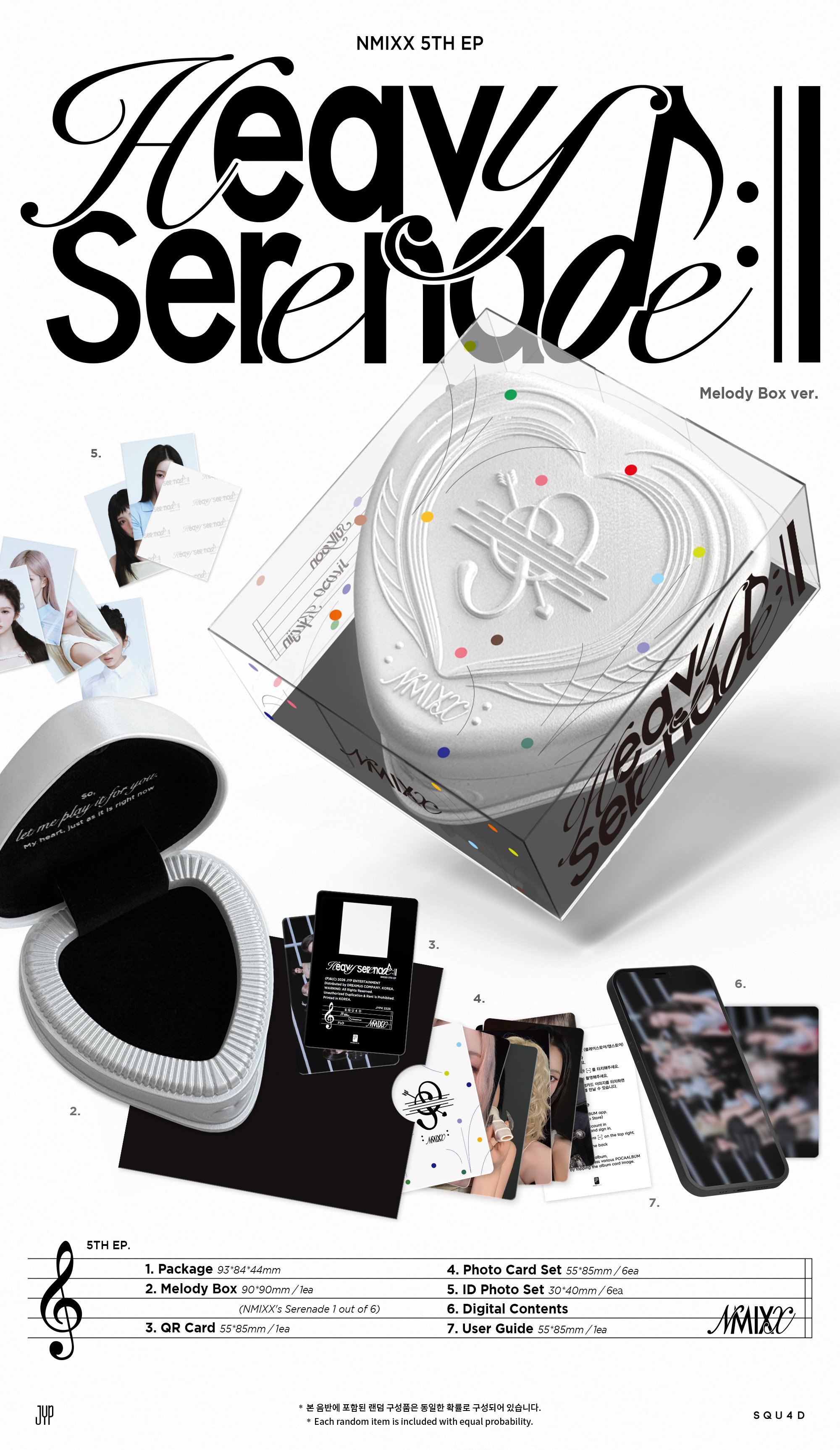 **NMIXX 5TH EP Heavy Serenade (Melody Box Ver.)** — authentic K-POP merch sold by BYIT KPOP, fast worldwide shipping PHOTOCARD PHOHOCARD MARKET PHOCA - 100% authentic KPOP Goods by **BYIT KPOP** (Lightstick, Album, Keyring, Photo Card, MD, Figure etc KPOP Merch) - Worldwide shipping, Safe and Fast delivery guaranteed (официальный лайтстик, фанлайт, кей-поп мерч) — authentic K-POP goods (официальный мерч) sold by BYIT KPOP, worldwide shipping (доставка по всему миру)