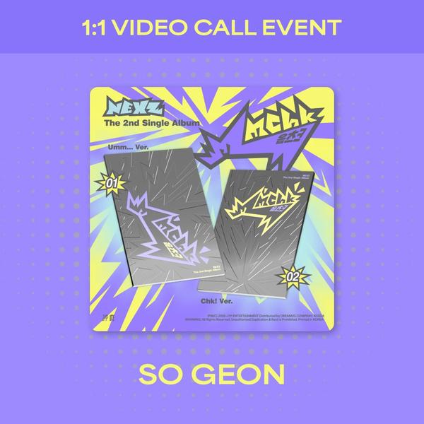 [VIDEOCALL - SO GEON] 2nd Single ALBUM Mmchk (Umm… Ver. / Chk! Ver.)