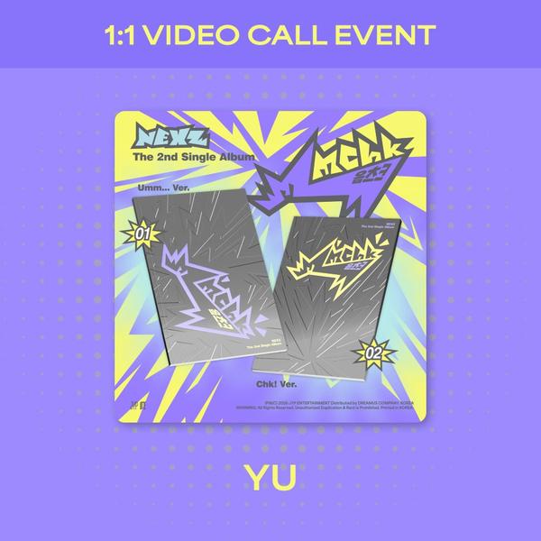 [VIDEOCALL - YU] 2nd Single ALBUM Mmchk (Umm… Ver. / Chk! Ver.)