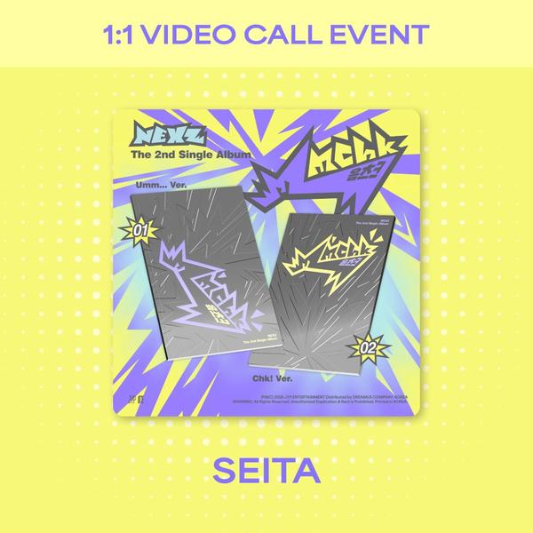 [VIDEO CALL EVENT - SEITA] 2nd Single ALBUM Mmchk (Umm… Ver. / Chk! Ver.) - JUL 2