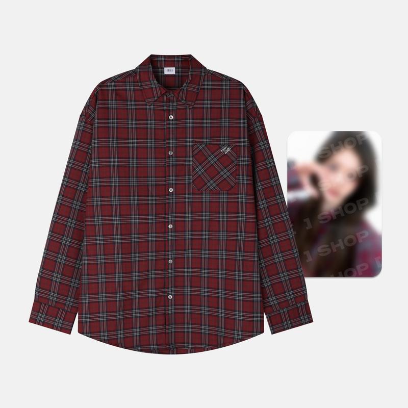 SULLYOON PLAID SHIRTS - Artist Label : NMIXX Edition | FANS SHOP