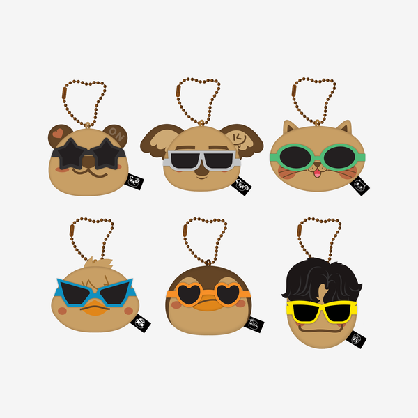 ZooPM FACE KEYRING ORIGINAL TANNED Ver. -THE RETURN