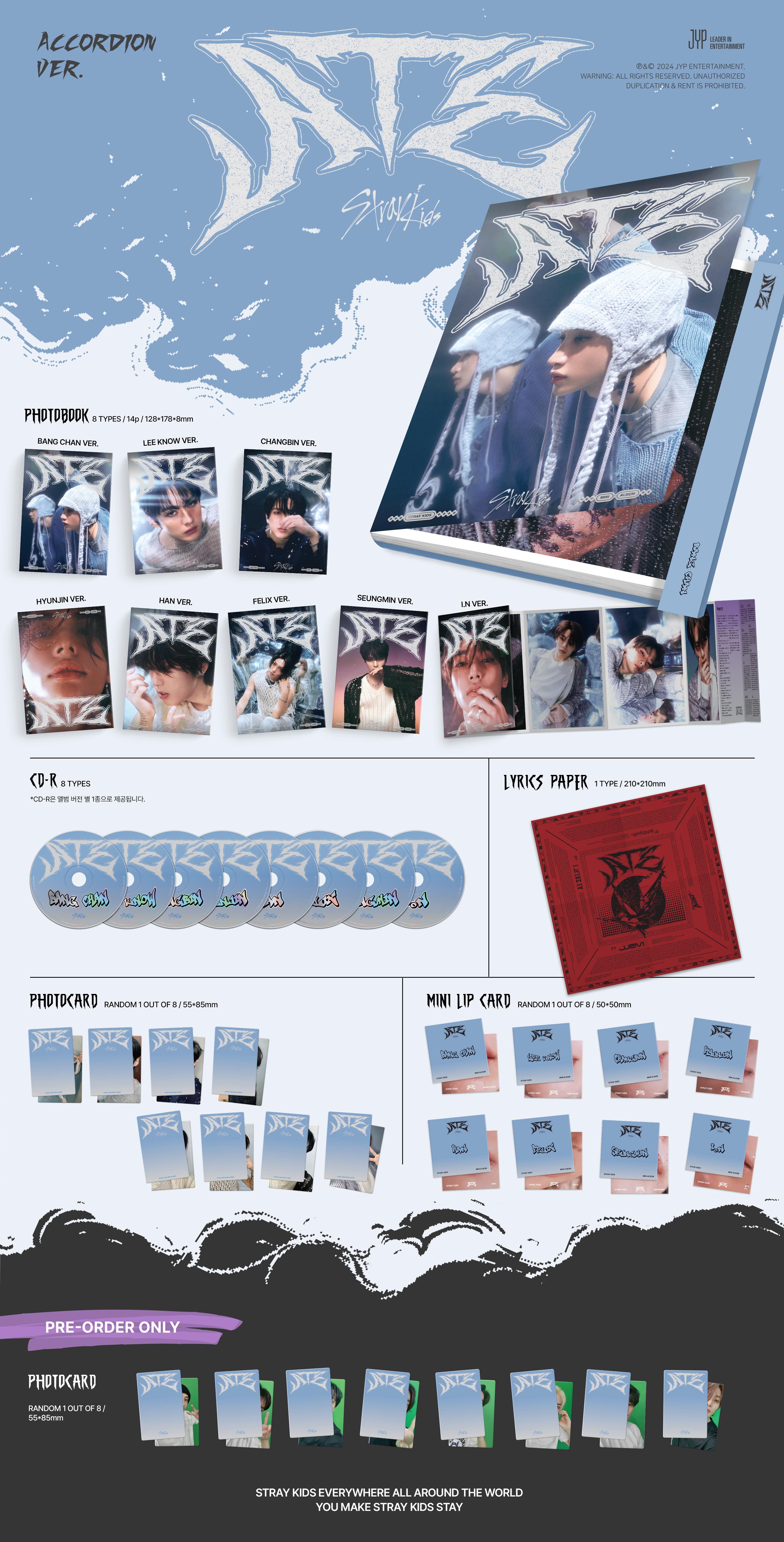 Stray Kids] Mini Album ATE (Accordion Ver.) | Official K-Pop Merch