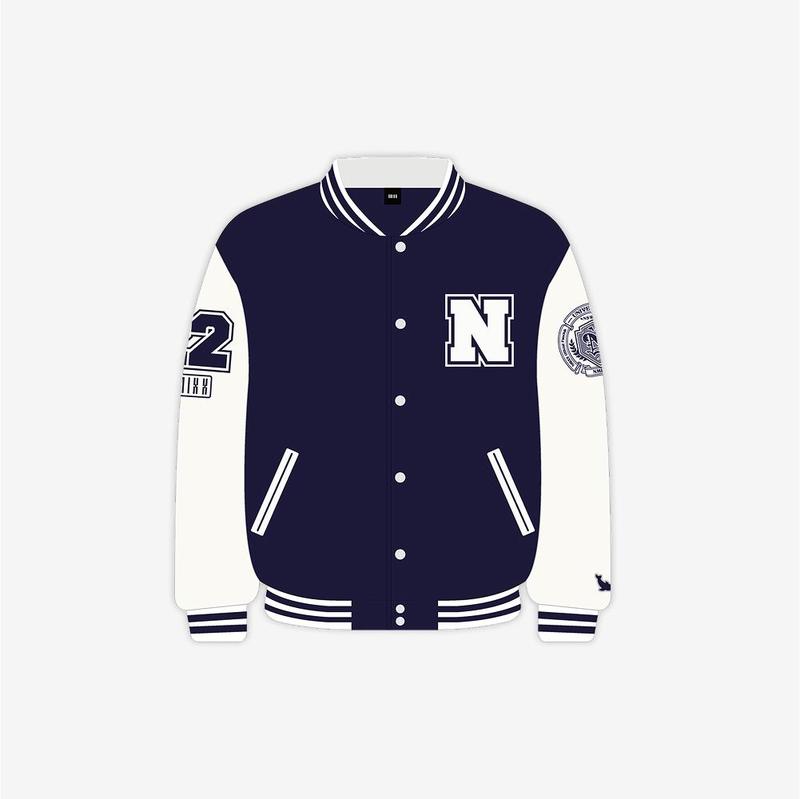 NMIXXスタジャンVARSITY JACKET MIXX UNIVERSITY VARSITY JACKET - MIXX UNIVERSITY | FANS SHOP