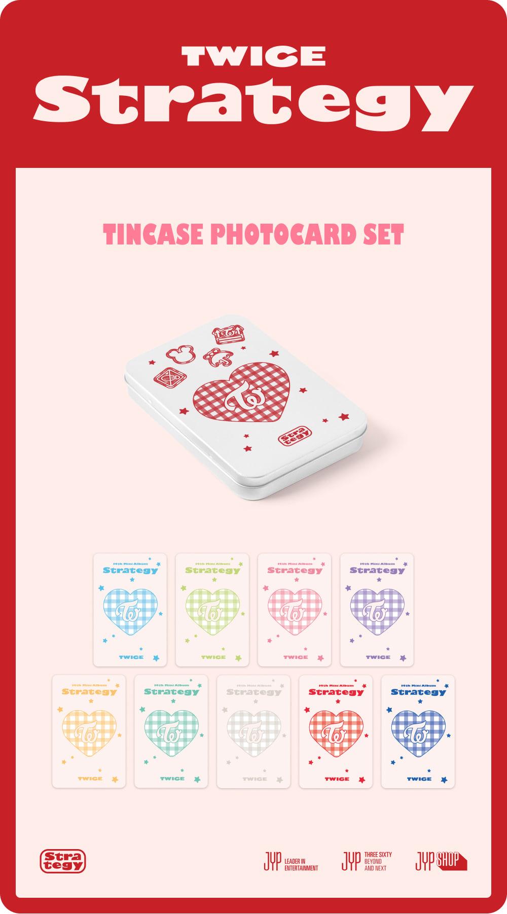 TINCASE PHOTOCARD SET - TWICE STRATEGY POP-UP In SEOUL | FANS SHOP