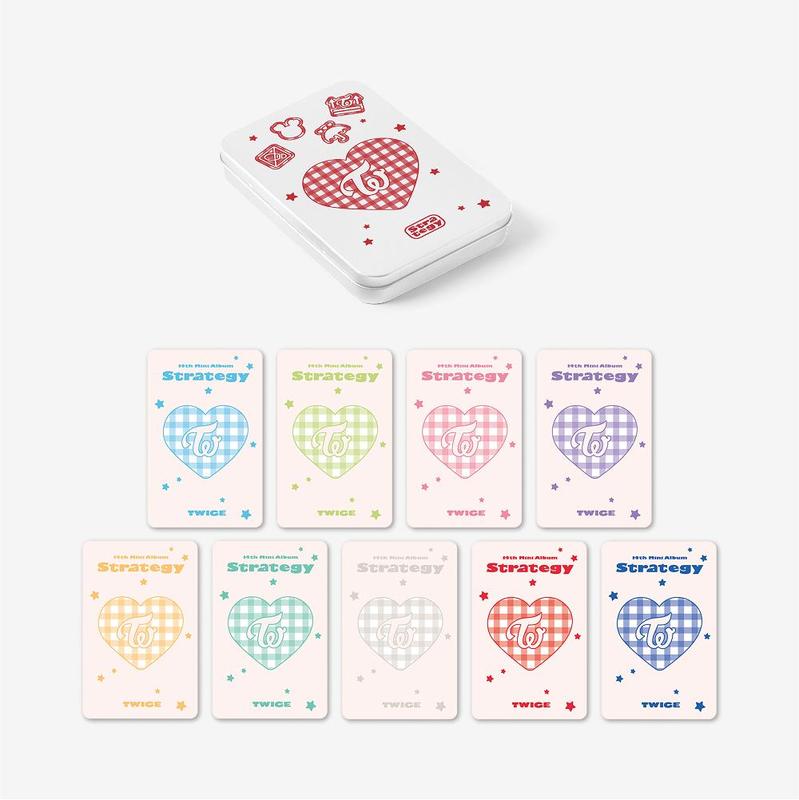 TINCASE PHOTOCARD SET - TWICE STRATEGY POP-UP In SEOUL | FANS SHOP