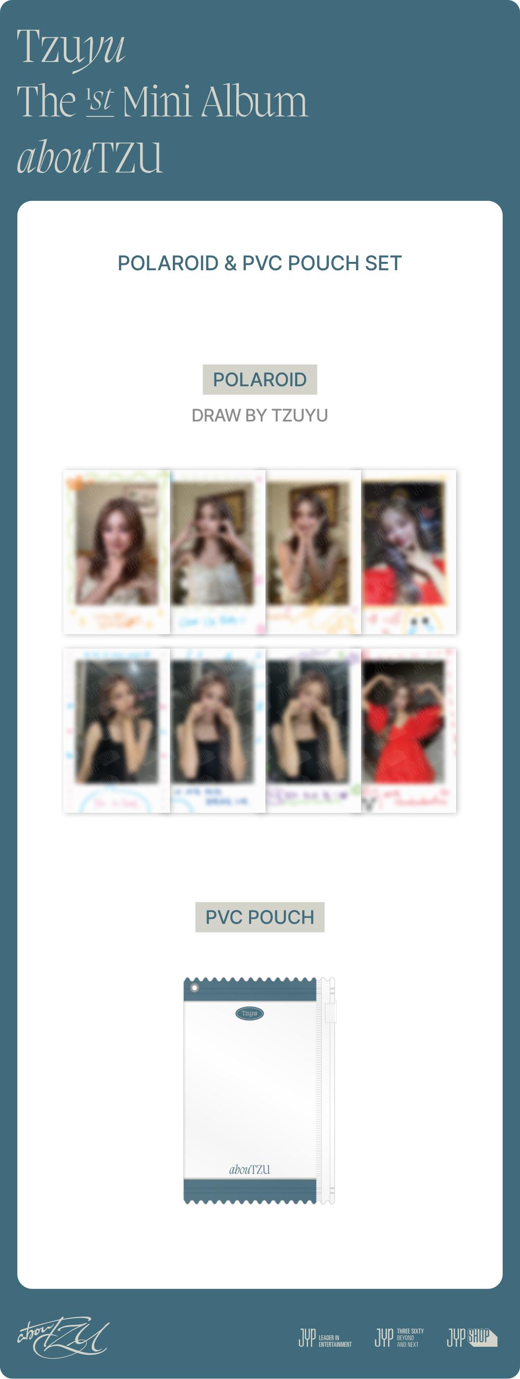 ☆TZUYU☆abouTZU POPUP ポラロイド・ポーチセット☆ TZUYU POLAROID & PVC POUCH SET - abouTZU | FANS SHOP
