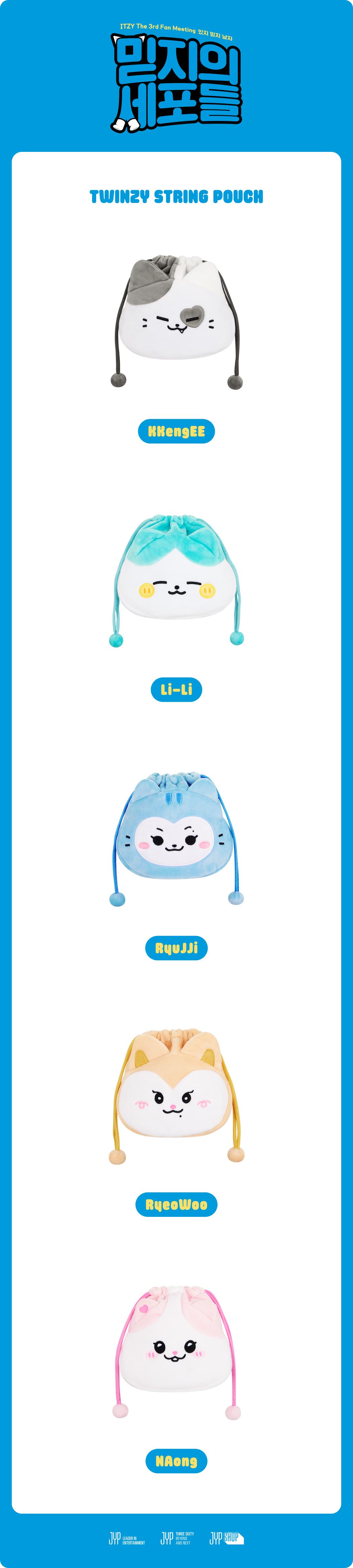 ITZY TWINZY STRING POUCH - MIDZY′S CELLS | FANS SHOP