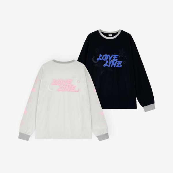 LONG SLEEVE T-SHIRT - LOVE LINE