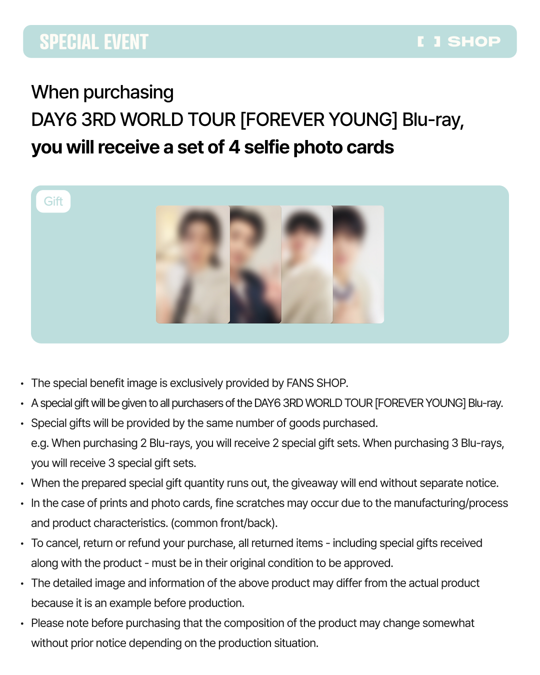 DAY6 3RD WORLD TOUR [FOREVER YOUNG] Blu-ray | FANS SHOP