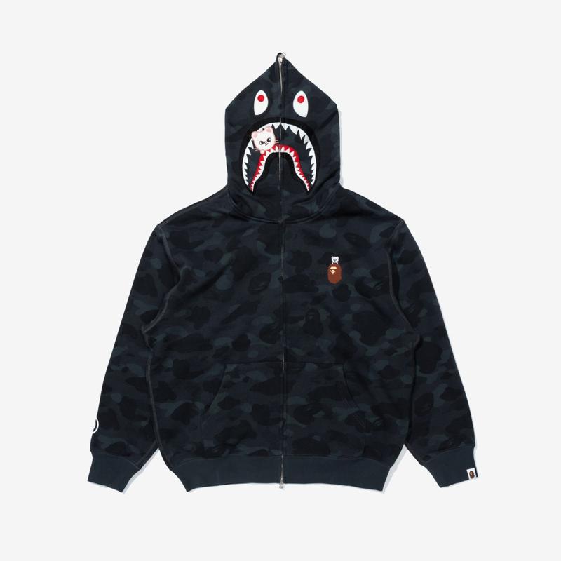 BAPE X Stray Kids Jiniret SHARK FULL ZIP HOODIE M (Hyunjin) | FANS