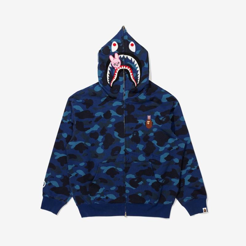 BAPE X Stray Kids DWAEKKI SHARK FULL ZIP HOODIE M (Changbin