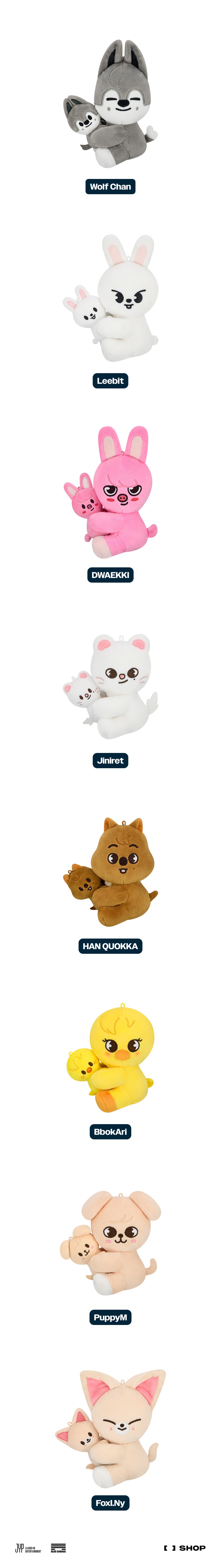 SKZOO MAGNET PLUSH SET - celebrATE | FANS SHOP