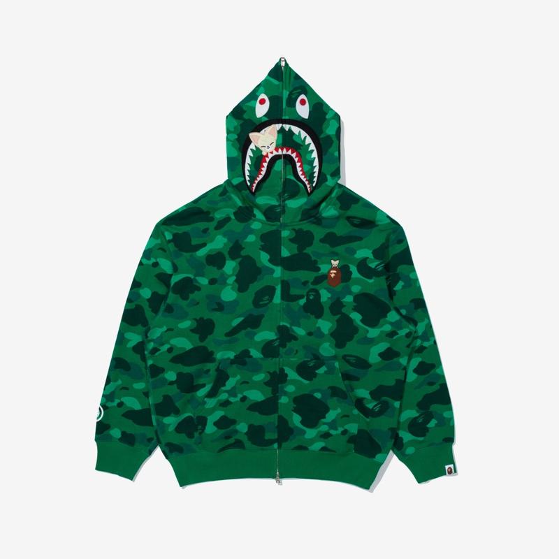 BAPE X Stray Kids FoxI.Ny SHARK FULL ZIP HOODIE M (I.N) | FANS SHOP