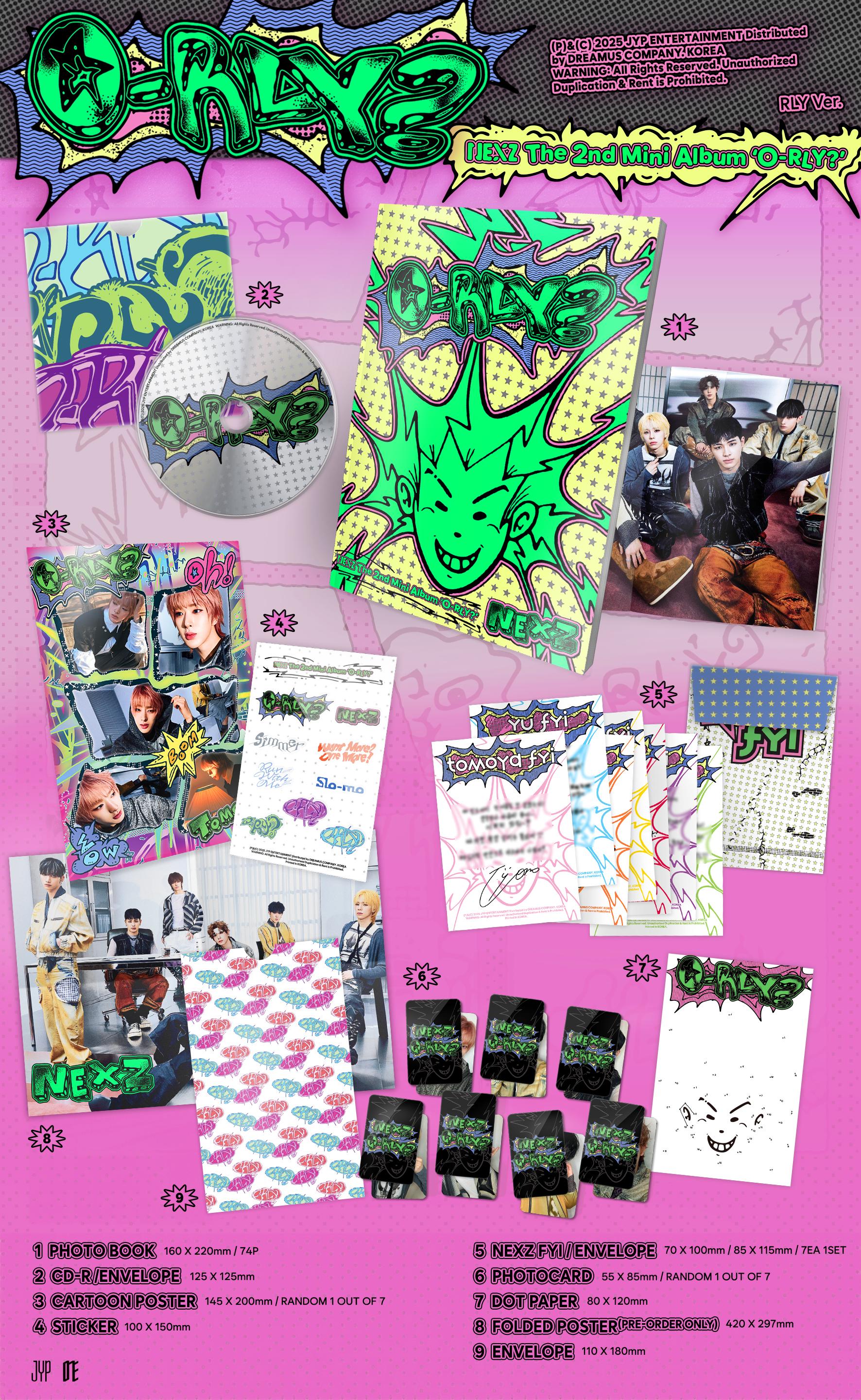 2nd Mini Album O-RLY? (O Ver. , RLY Ver.) | FANS SHOP