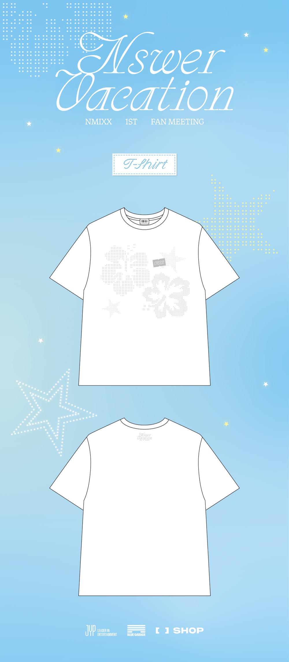 NMIXX] T-SHIRT - NSWER VACATION | Official K-Pop Merch