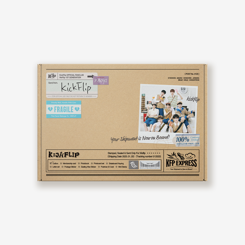 WeFlip 1st MEMBERSHIP KIT | FANS SHOP