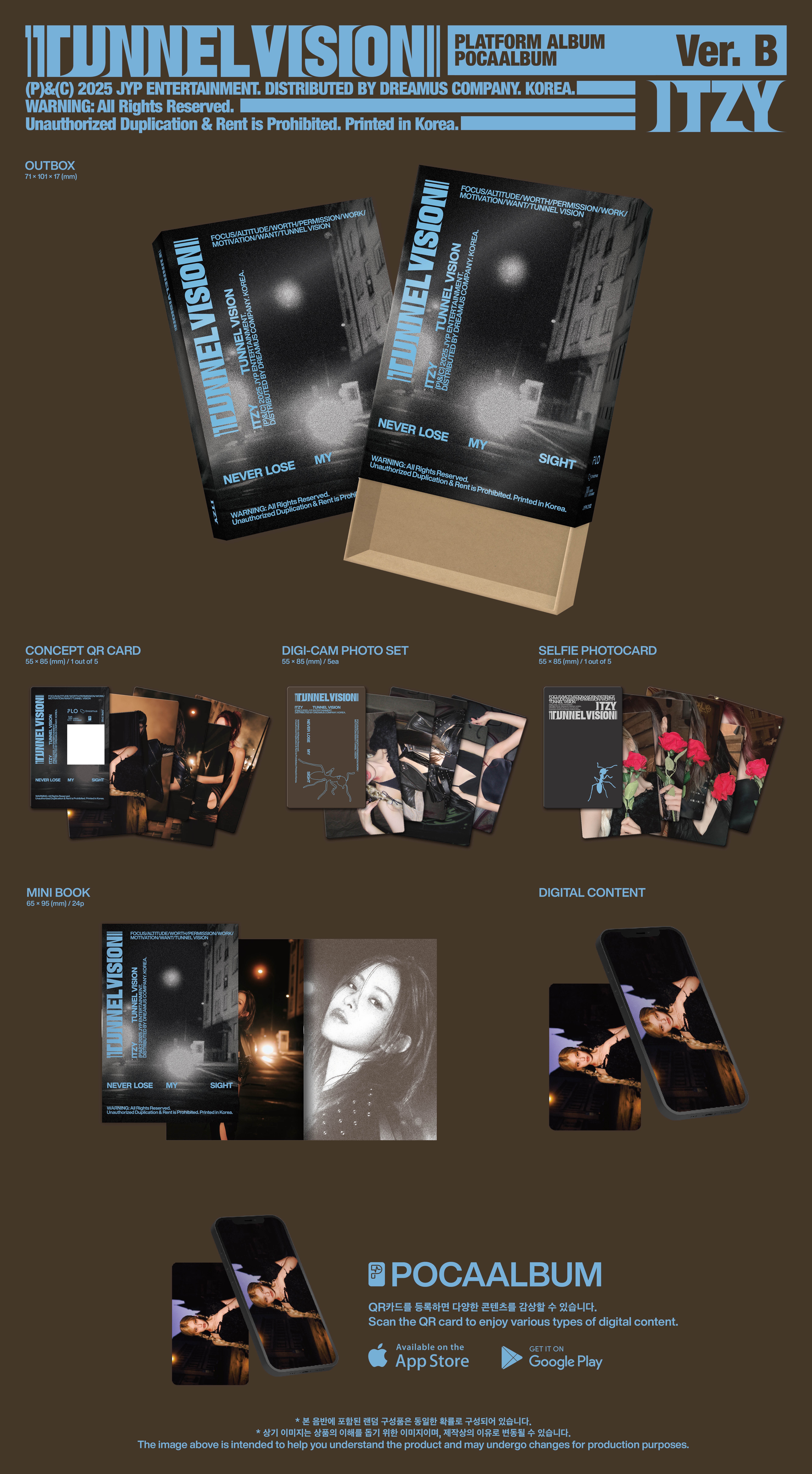 TUNNEL VISION (POCAALBUM Ver.) | FANS SHOP