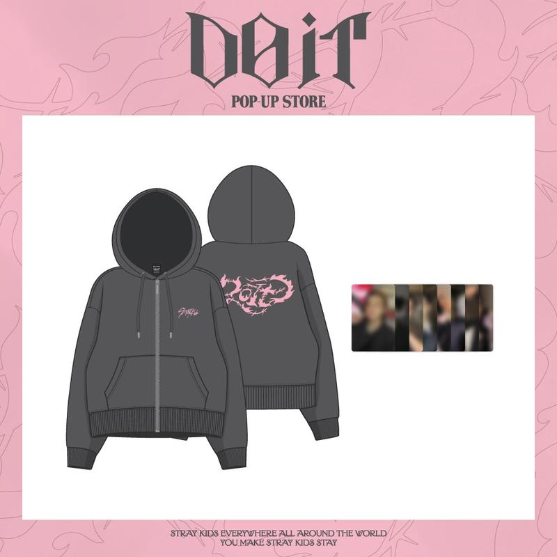 【公式】スキズ StrayKids DO IT パーカー リスパ StrayKids DO IT リスパ パーカー フーディー スキズ FANS ZIP-UP